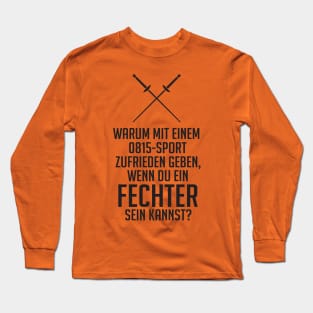 Sport fechten (black) Long Sleeve T-Shirt